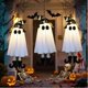 thumbnail image 1 of Hanging Ghosts Fleyudemo para Halloween, paquete de 3 unidades, 48 cm, iluminadas, 1 of 7