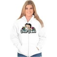 thumbnail image 3 of Betty Boop Pudgy the Dog Best Buds Zip Hoodie Sweatshirt Women Brisco Brands M, 3 of 6