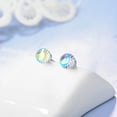 thumbnail image 5 of AOOOWER Ball Shape for Rhinestone Stud Earrings Colorful Stud Earring Exquisite Jewelry, 5 of 10