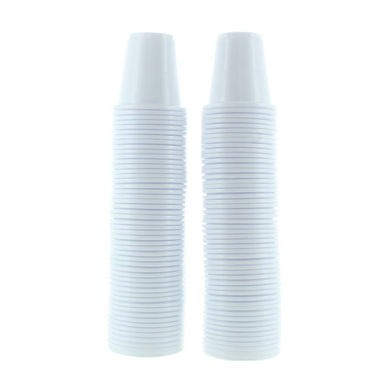 200 count Fiesta Disposable Premium Plastic Bathroom Cups 2.5oz