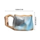 thumbnail image 3 of Hornos de cerámica en tazas de formas especiales Cerámica tosca amasada a mano Tazas de café de estilo nórdico irregulares Una taza de, 3 of 6