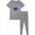 thumbnail image 1 of Youth Edmonton Oilers Short Sleeve T-Shirt & Pants Sleep Set - Size 14/16, 1 of 4