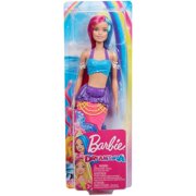 Barbie Dreamtopia Mermaid Doll with Pink & Blue Hair & Tail, Plus Tiara Accessory