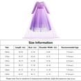 thumbnail image 3 of BENJAMJAM 2-10Y Elsa Purple Princess Dress with Sparkly Bodice, Long Sleeves, Tulle , Costume for Dress-Up & Parties, 3 of 9