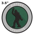 thumbnail image 2 of Bigfoot Crossing 3.5" Iron On Or Sew On Embroidered Fabric Badge Patch Unexplained Mysteries Iconic Series, 2 of 2