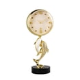 thumbnail image 1 of Bedroom Clock Rhinestone Seat Clock Living Room Desktop Clock Office Clock Mantel Clock Desk Clock Home Decorative Sitting Clock Pendulum, 1 of 7