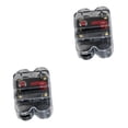 thumbnail image 2 of Guardoinrt Car Auto Audio Radio In Line Fuse Breaker Circuit For DC 12V Black 100A 2Set, 2 of 6