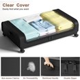 thumbnail image 4 of Under Bed Storage with Wheels, Under Bed Storage Containers, 2 Pack UnderBed Storage Drawer, 6.5 inch High Rolling Under Bed Shoe Storage with Lid, Small Space Organization and Storage for Clothes, 4 of 5