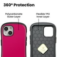 thumbnail image 3 of iFace First Class (Apple iPhone 14 Pro) Cute Shockproof Dual Layer Hard Phone Case for Girls Women Adults - Hot Pink, 3 of 6