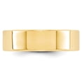 thumbnail image 2 of 14k Yellow Gold 6mm Flat Men's Plain Classic Wedding Band Ring Size 13, 2 of 4