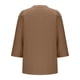 thumbnail image 5 of Vestidos Casuales Para Mujer, Blusas De Mujer De Moda Blusa informal de moda para mujer, con cuello en V, manga 3/4 y botones decorativos, 5 of 6