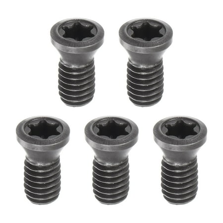 

Uxcell M4x9-D5.7 Torx Set Screws for CNC Lathe Turning Tool Holder 5 Pack