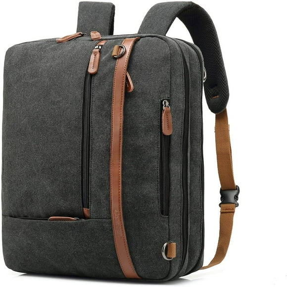 CNKOO Convertible Backpack Shoulder bag Messenger Bag Laptop Case Business Briefcase Leisure Handbag Multi-functional Travel Rucksack Fits 17.3 Inch Laptop For Men / Women / Travel (grey)