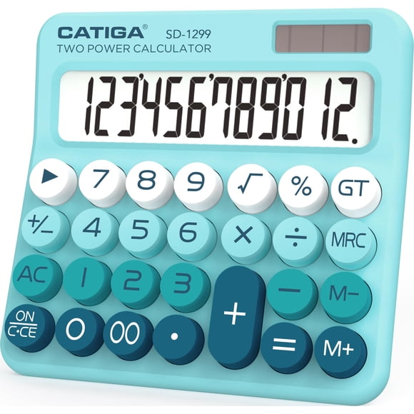 Calculadora CATIGA SD-1299 Interruptor mecánico LCD de 12 dígitos