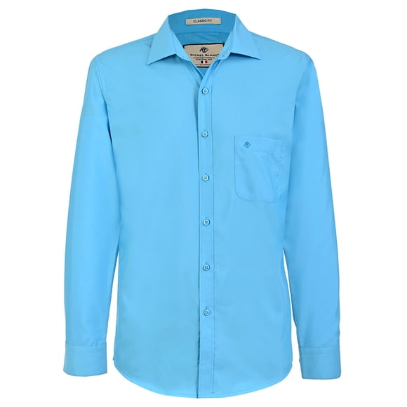 Camisa basica Michel Blanc hombre Aqua