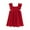 Red Dresses for Girls, variant on Corduroy-Dresses for Girls Size 2-10 Cute Ruffle Sleeveless Sundresses Toddlers Kids Solid Color Going-Out Mini Dress
