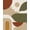 Beige, Pattern 6, variant on ODIKA 8'x10' Washable Area Rug Earthy Tones Geometric Abstract Artwork Modern Minimalist Shapes and Lines for Dining Room, Large Office, Lounge, Non-Slip Chair-Friendly Mat