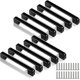 thumbnail image 1 of 128mm Kitchen Handle, 10 Pcs Black Kitchen Cabinet Handles For Door, Drawer, Cabinets (with Screws), 1 of 5