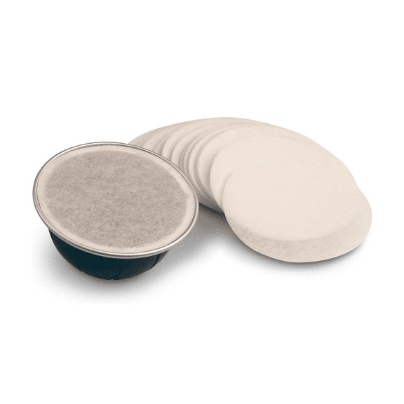 My-Cap 100 Paper Filters for use with Caps to Reuse Capsules for Nespresso VertuoLine Brewers