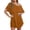 Caramel, variant on Ekouaer Womens Tshirt Nightgown Cotton V Neck Sleepshirts Comfy Casual Nightshirt for Women Black L