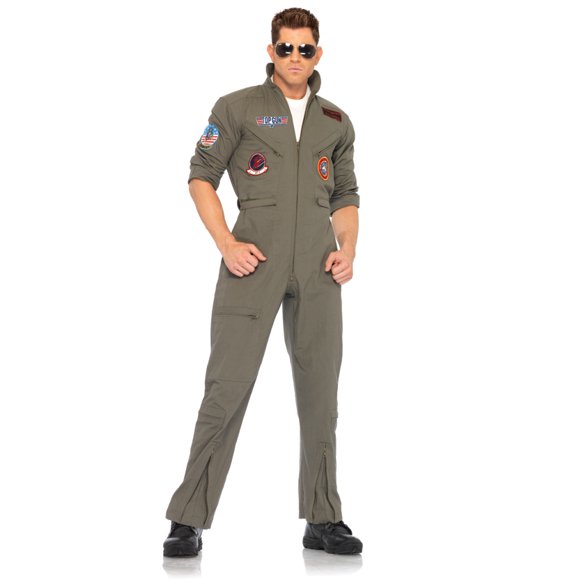 Mens Top Gun Costume Flight Suit