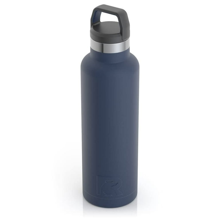 RTIC 40 oz Vacuum Insulated Water Bottle, Metal Stainless Steel Double Wall  Insulation, BPA Free Reusable, Leak-Proof Thermos Flask for Hot and Cold  Drinks, Travel, Sports, Camping, Navy 