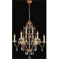 thumbnail image 2 of CWI Lighting 9836P28-6-125 6 Light Chandelier with Oxidized Bronze Finish, Oxidized Bronze Finish, 2 of 2