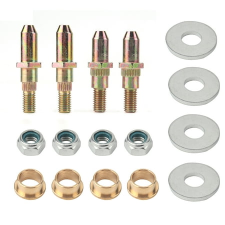 

AOKID Door Hinge Pin Kit 1 Set Hinge Pin Sturdy Door Repair Tool Carbon Steel Car Door Hinge Bushing Kit 12472843 12472844 for Chevrolet Avalanche 1500 2002-2006