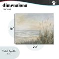 thumbnail image 4 of Stupell Industries Coastal Scenic Beach Dunes at Dawn Canvas Art, 20 x 16, by Petals Prints Design, 4 of 8