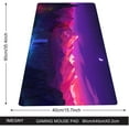 thumbnail image 2 of Large Gaming Mouse Pad, Extended XXL Desk Pad & Non-Slip Rubber Keyboard Mat Stitched Edges (90x40 Mountains), 2 of 5