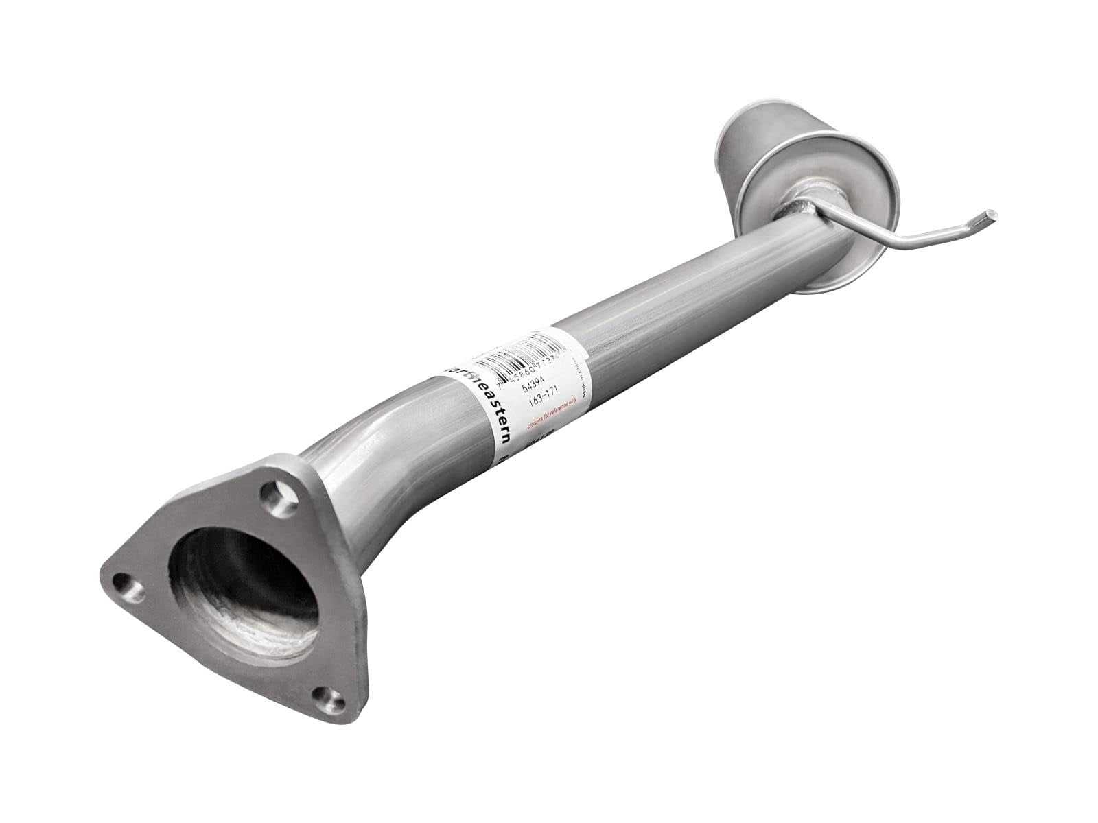 Northeastern Exhaust Resonator Muffler Exhaust System Kit Fits 2002-2004 Honda Odyssey 3.5L - Direct Fit | Stainless Steel | Includes Gasket & Clamps