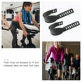 thumbnail image 6 of 1 Pair of Exercise Bike Pedal Straps Rubber Anti- Pedal Straps Exercise Bike Fixing Replacement Straps Adjustable Footrest Straps ( Black ), 6 of 6
