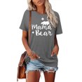 thumbnail image 1 of Hauts Mama Bear pour Femmes Manches Longues Chandail Décontracté Chandails en Molleton, 1 of 4