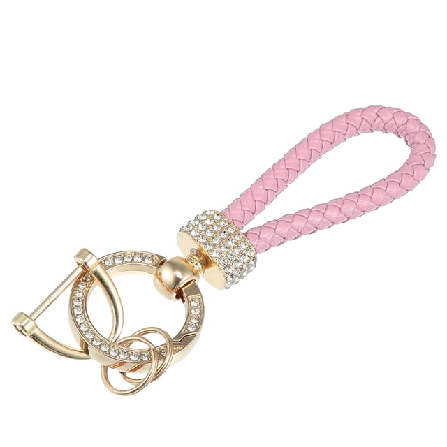 Coche Llavero Cadena Costoso Llaveros Soporte Llavero Anillos Colgante Juego Rosa
