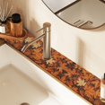 thumbnail image 2 of Yayeee Faucet Mat for Kitchen Sink 14.7" Diatomite Long Splash Guard Pad, Fall Pattern, 2 of 7