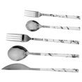 thumbnail image 4 of HINTRMENT 1 Set Stainlless Steel Tableware for Camping and Picnic with Marble Handle Design, 4 of 8