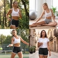 thumbnail image 5 of URATOT Women's Cotton Shorts, 2 Packs, Everyday Casual Shorts, Sizes S–XL, 5 of 6