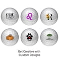thumbnail image 2 of Pelotas de golf MYCUSTOMGOLFBALL Pro V1 personalizadas, paquete de 12, 2 of 9