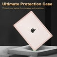 thumbnail image 3 of MOSISO Compatible with MacBook Air 13 inch Case 2022-2018 Release A2337 M1 A2179 A1932, Anti-Cracking&Anti-Fingerprint Heavy Duty Glitter Plastic Hard Case with TPU Bumper&Keyboard Cover, 3 of 8