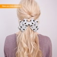 thumbnail image 2 of Bandeau Grand pour Cheveux, Pince à Ressort, Nœud Réglable, Multicolore, Sans Accroc, Porte-Queue, Épingles à Cheveux, Chouchous pour Filles, Cœur 01 1Ensemble, 2 of 5