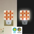 thumbnail image 2 of Yayeee LED Night Light for The Home Plug in With Light Sensors 2 Pack, Beige Geometric Circles, 2 of 6