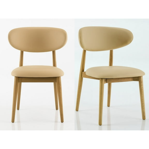 Nordic Comfort Dining Chair 2pc Set