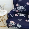 thumbnail image 4 of Dowbom Stretch Wingback Chair Cover Spandex 2-Pieces Printed Wing Chair Slipcover, 4 of 6