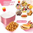 thumbnail image 3 of Bandejas desechables para nachos Yinkin, 2 libras, 100 unidades, rosas, 3 of 6