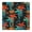 White-685, variant on Waterproof Square Tablecloth with Summer Beach Palm Trees and Tropical Palm Trees Prints, Elastic Edge Fit, Backing for Table Protection, Ideal for Patio, Camping, and Party Use