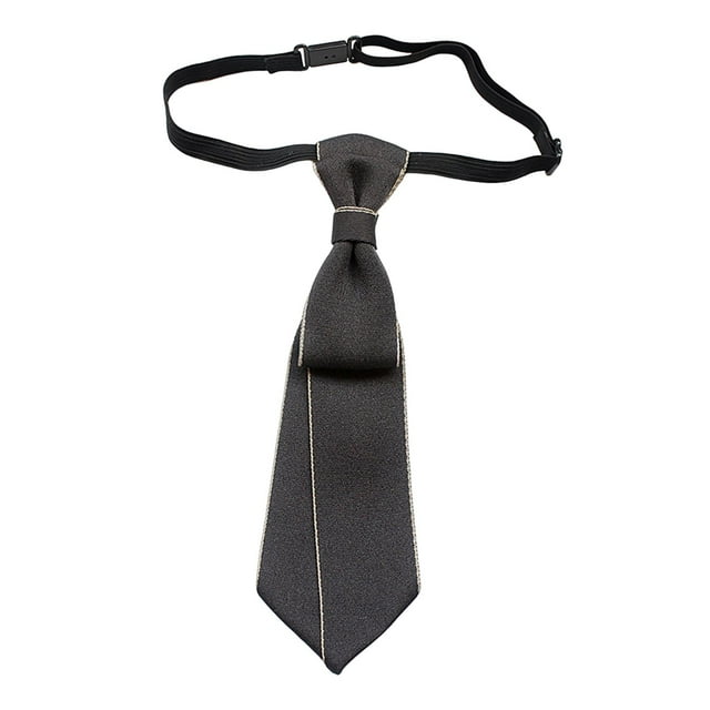 Corbata de hombre Sunnimix preatada Esquina gris afilada