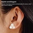 thumbnail image 4 of Sonducket 2 uds pendientes perla Retro Stud accesorios de joyería de boda para mujeres y niñas señoras hermana moda encantadora Ropa, zapatos y accesorios Miscelánea Sonducket AP017607-00, 4 of 6