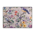 thumbnail image 5 of Yayeee Area Rugs for Living Room 6.7'x4.8' Indoor Non Slip Washable Bedroom Carpet, Purple Floral Pattern, 5 of 5