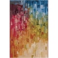 thumbnail image 4 of Unique Loom Outdoor Modern Collection Area Rug - Glide (5' 1" x 8' Rectangle Multi/Blue), 4 of 9