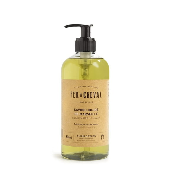 Fer à Cheval Olive Oil Liquid Marseille Soap, 500ml/16.9 fl oz